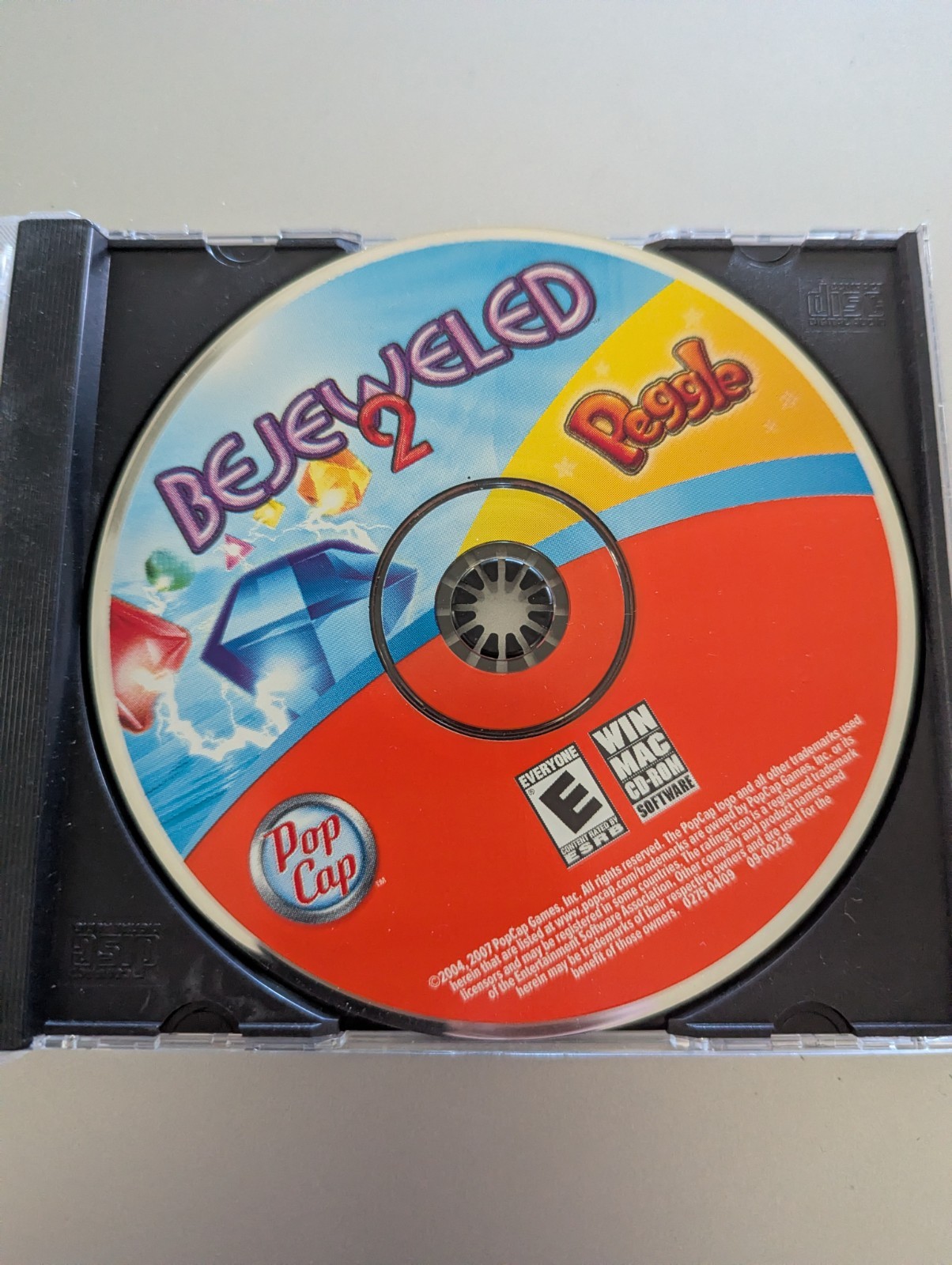 Bejeweled 2 (Windows/Mac, 2007) Disc Only