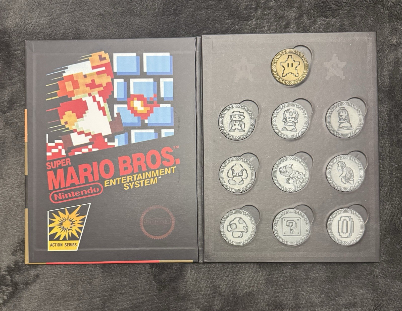 Think Geek Complete Super Mario Bros. Coin/Medal Collection