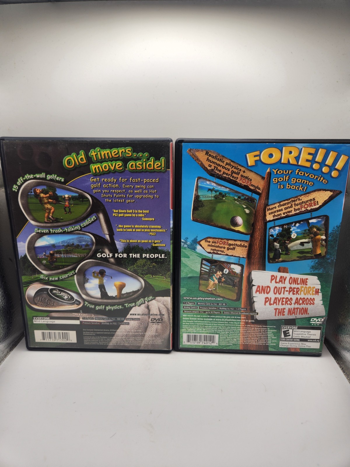 Hot Shots Golf 3 & Fore: Sony PlayStation 2 – Cib Tested Polished Great Shape