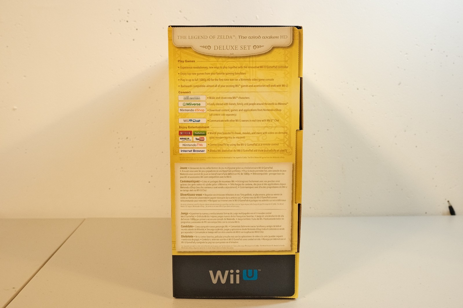 Nintendo Wii U The Legend of Zelda The Wind Waker HD Deluxe Set 32GB Console New