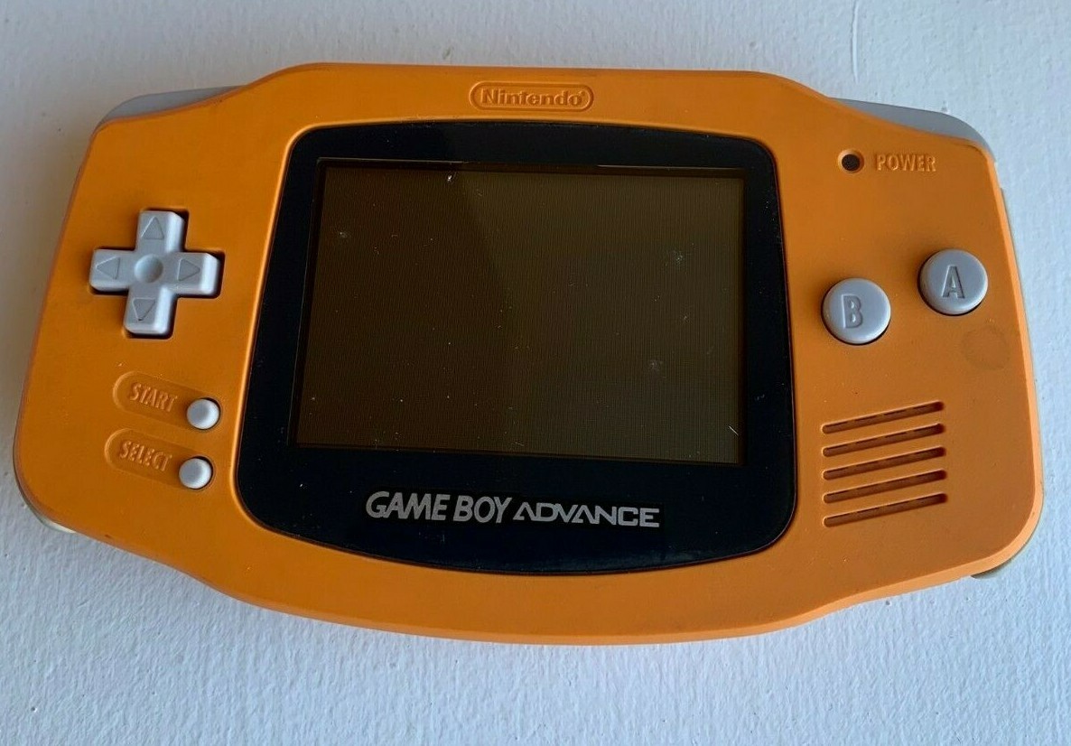 Nintendo Game Boy Advance AGB-001 GBA – Spice Orange – Rare Import Tested Works