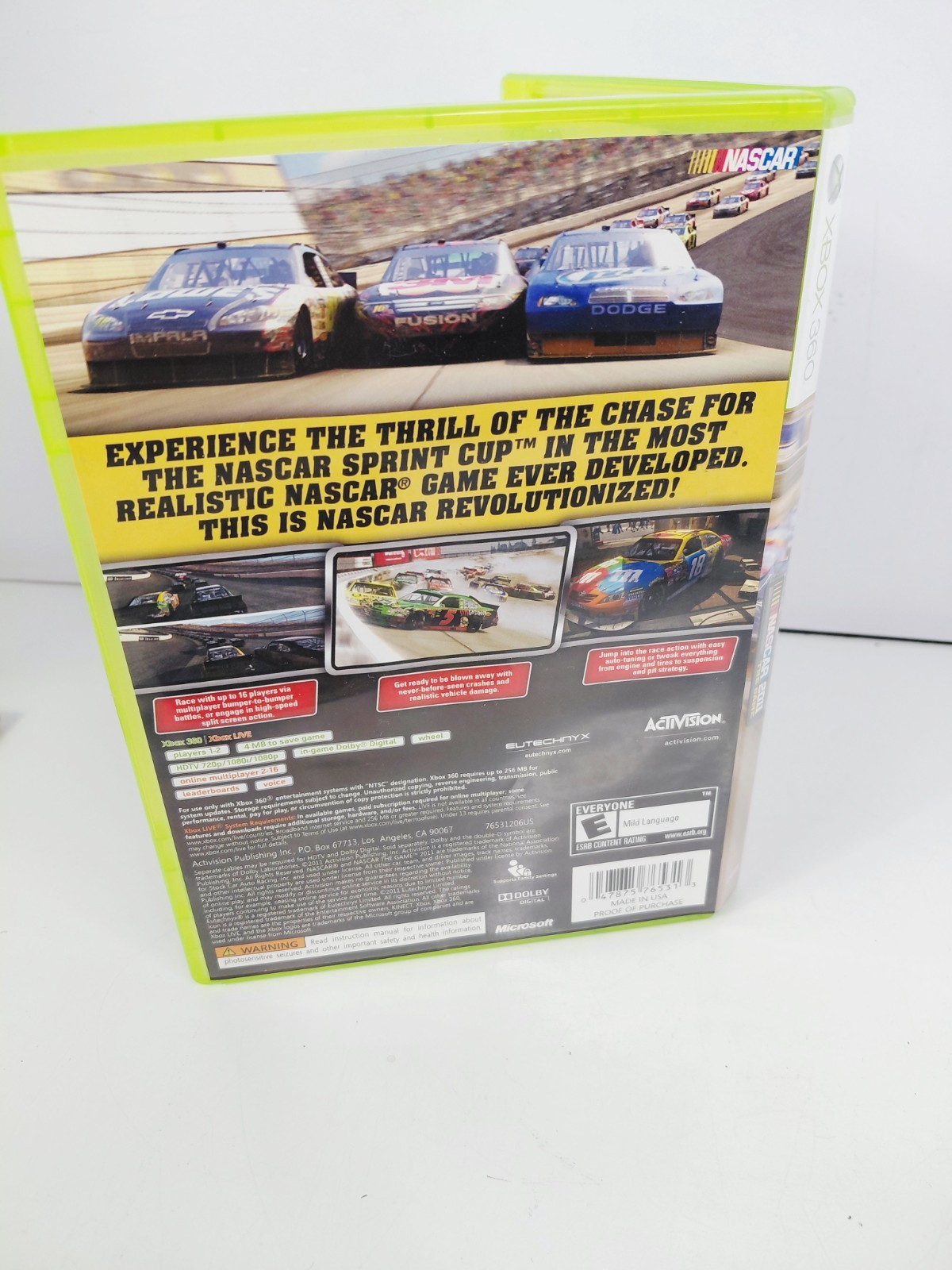 Nascar 2011 : The Game ( Microsoft Xbox 360 ) – CIB –