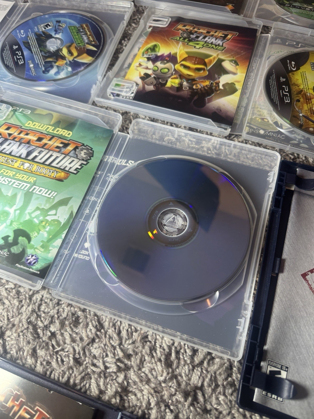 RATCHET & CLANK 12 GAME LOT PS2 PS3 PS4 PS5 SERIES COLLECTION TESTED