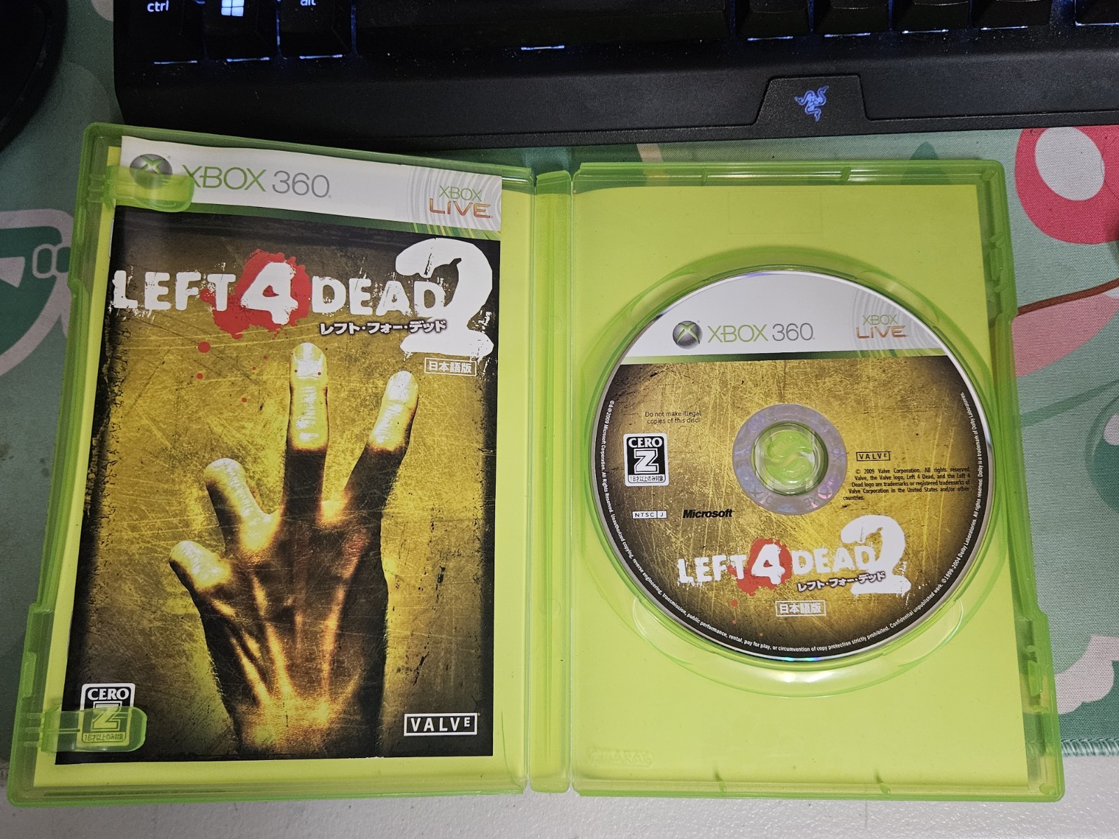 Left 4 Dead 2 Xbox 360 JAPAN JAPANESE JP IMPORT COMPLETE CIB **ENGLISH**