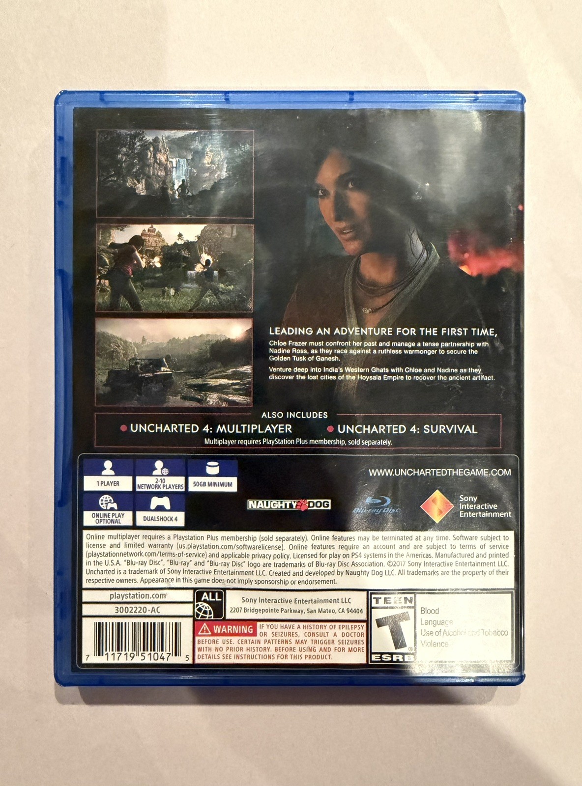 Uncharted Collection BUNDLE; All CIB (Sony PlayStation 3 & 4)
