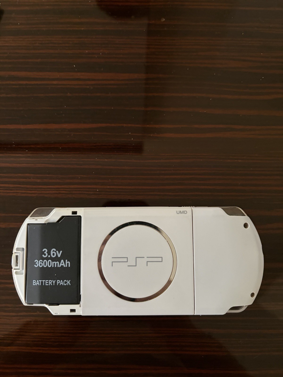 Sony PSP-3000 White Console w/ Battery, AC Adapter, Assassin’s Creed/ nfs