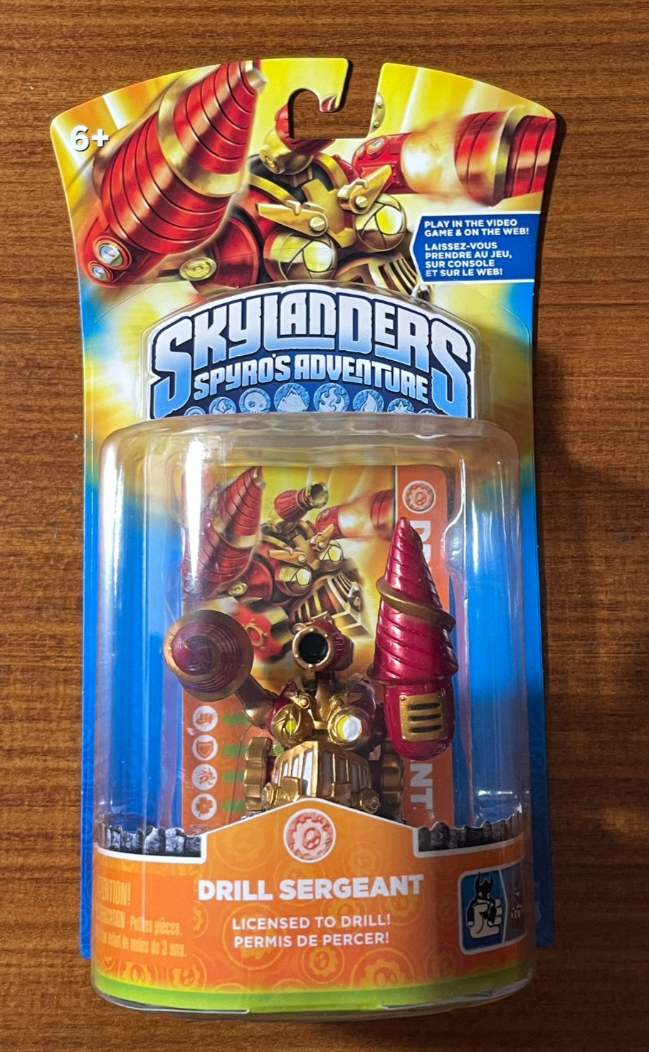 Skylanders Spyro’s Adventure DRILL SERGEANT Series 1 Figure 2011 NEW SEALED