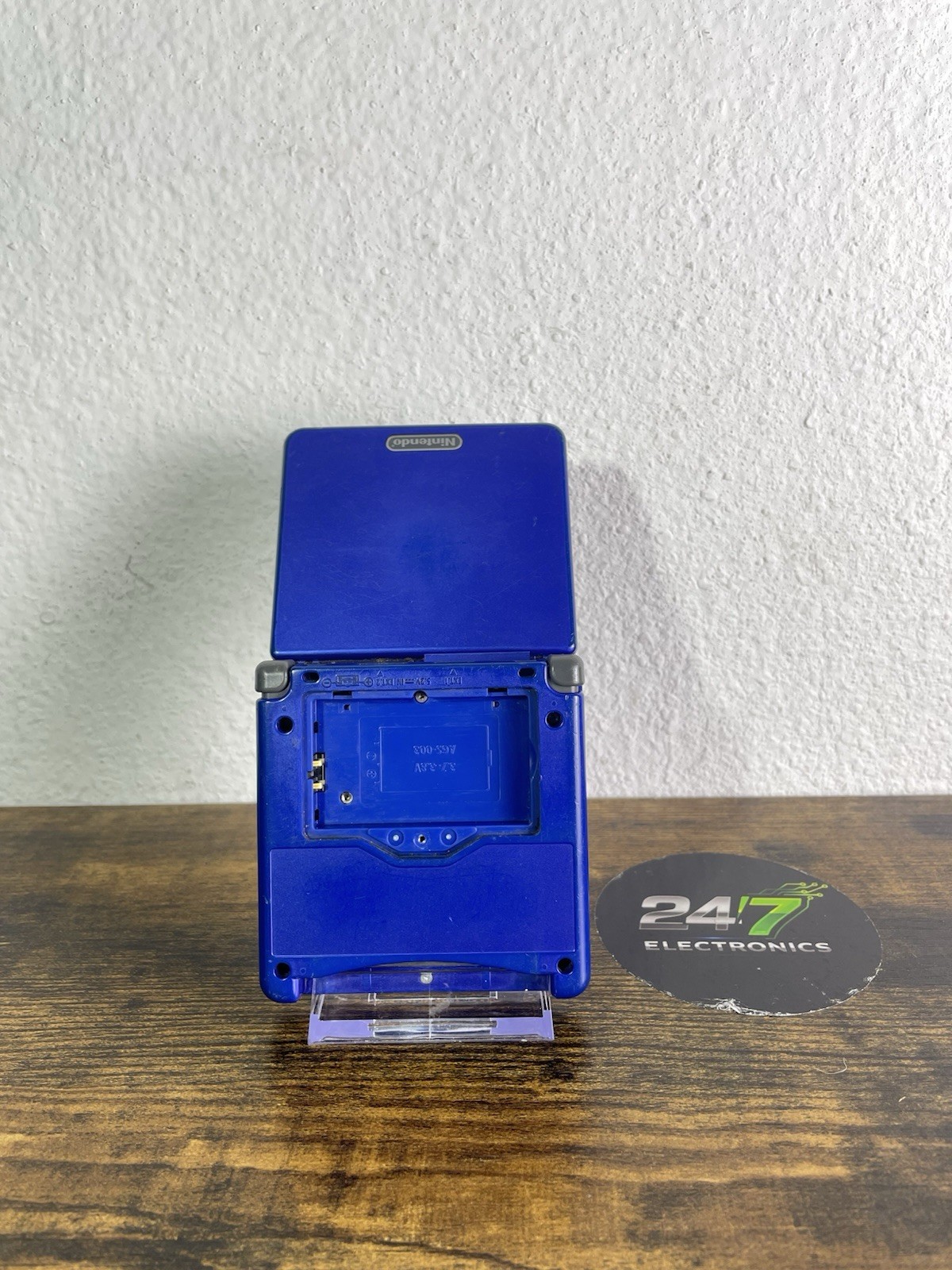 Gameboy Advance SP 001 Nintendo Cobalt Blue Advance Handheld TESTED READ DEFECT
