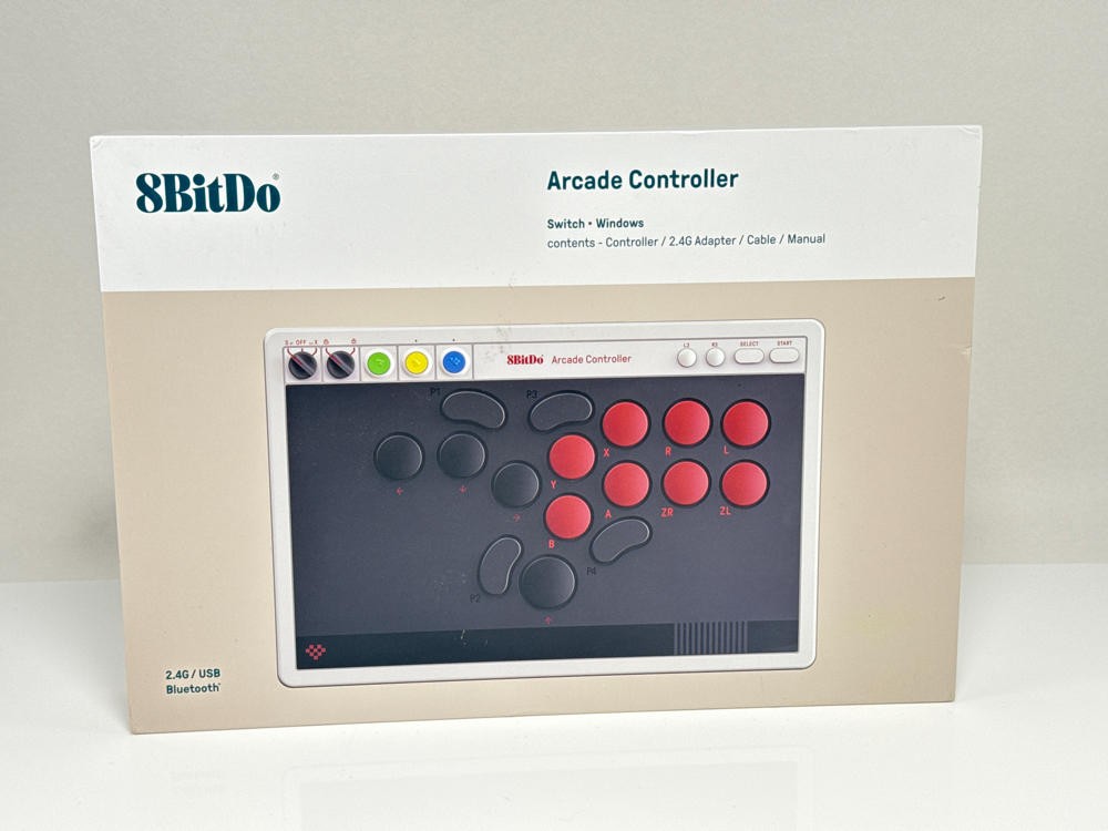 8BitDo All Button Arcade Controller Switch 2 Windows Bluetooth Wired