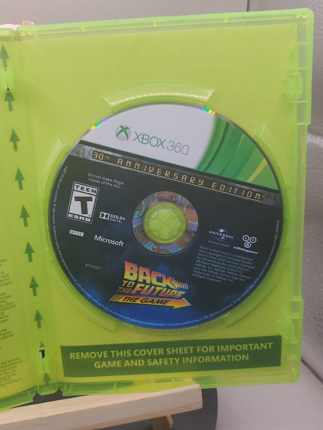 Back to the Future: The Game 30th Anniversary Excellent Disk Xbox 360