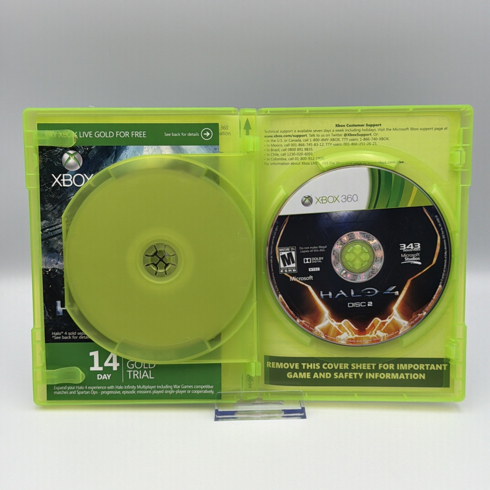 Halo 4 (Microsoft Xbox 360, 2012) Complete | Refurbished + 1 yr Warranty | Mint