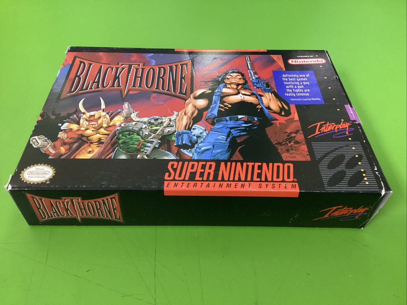 Blackthorne (SNES, 1994) CIB Manual Reg Card & Inserts Tested & Working