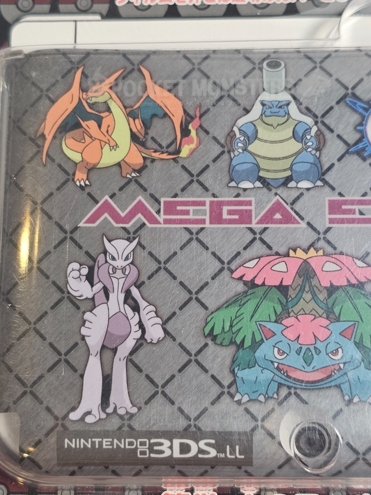 Pokemon Center 2014 Nintendo 3DSLL Mega Charizard X Y Garchomp Venusaur Blaziken