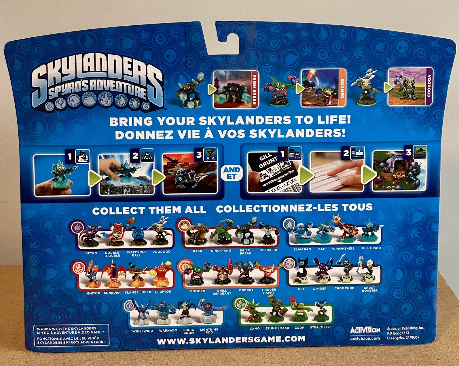 Skylanders – Spyro’s 🐉 Adventure 3-Pk – Prism Break, Boomer, & Voodood – BNIFSP
