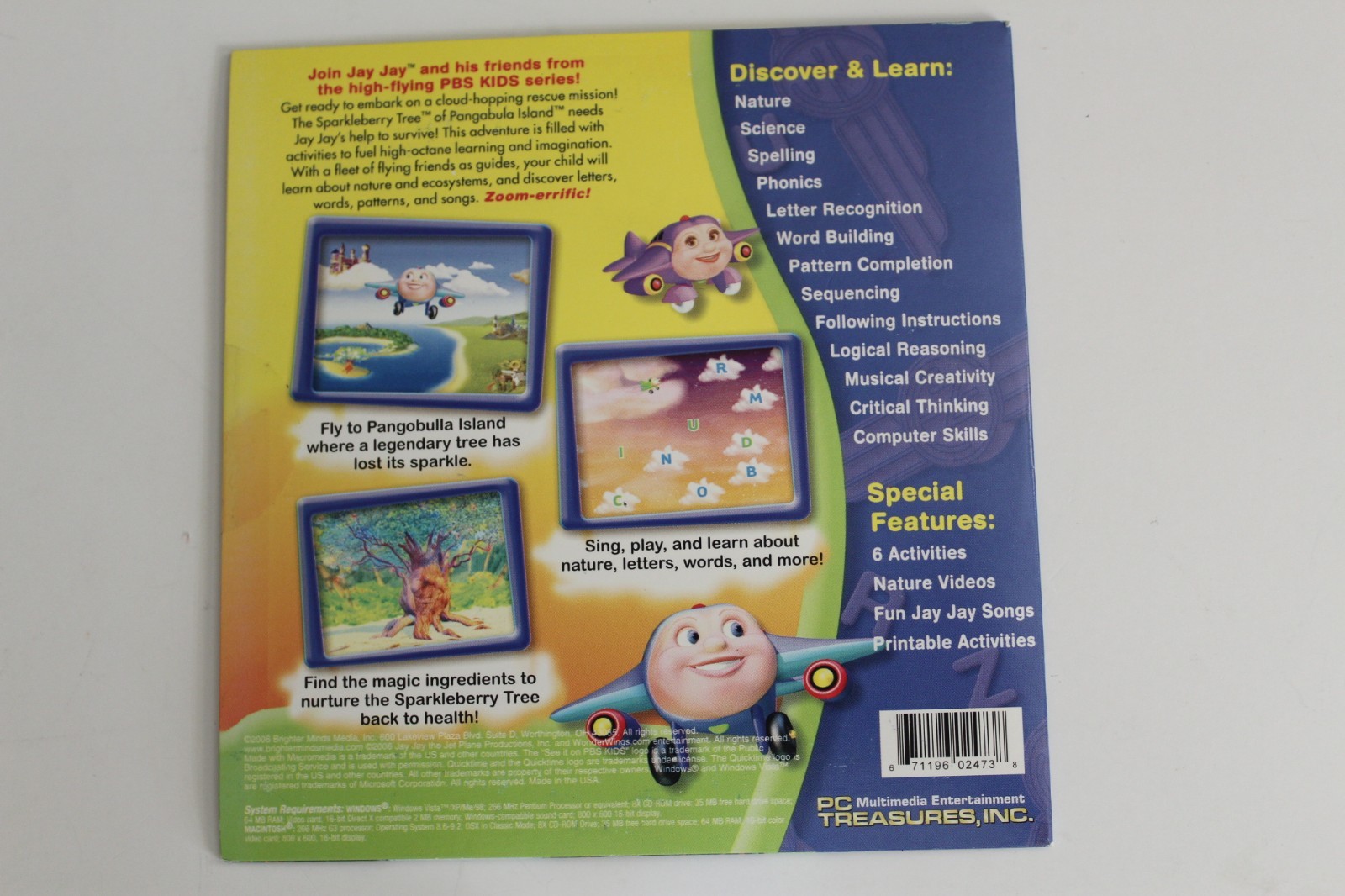 Jay Jay Jet Plane SKY HEROES & EARNS WINGS PC Mac 2xPak