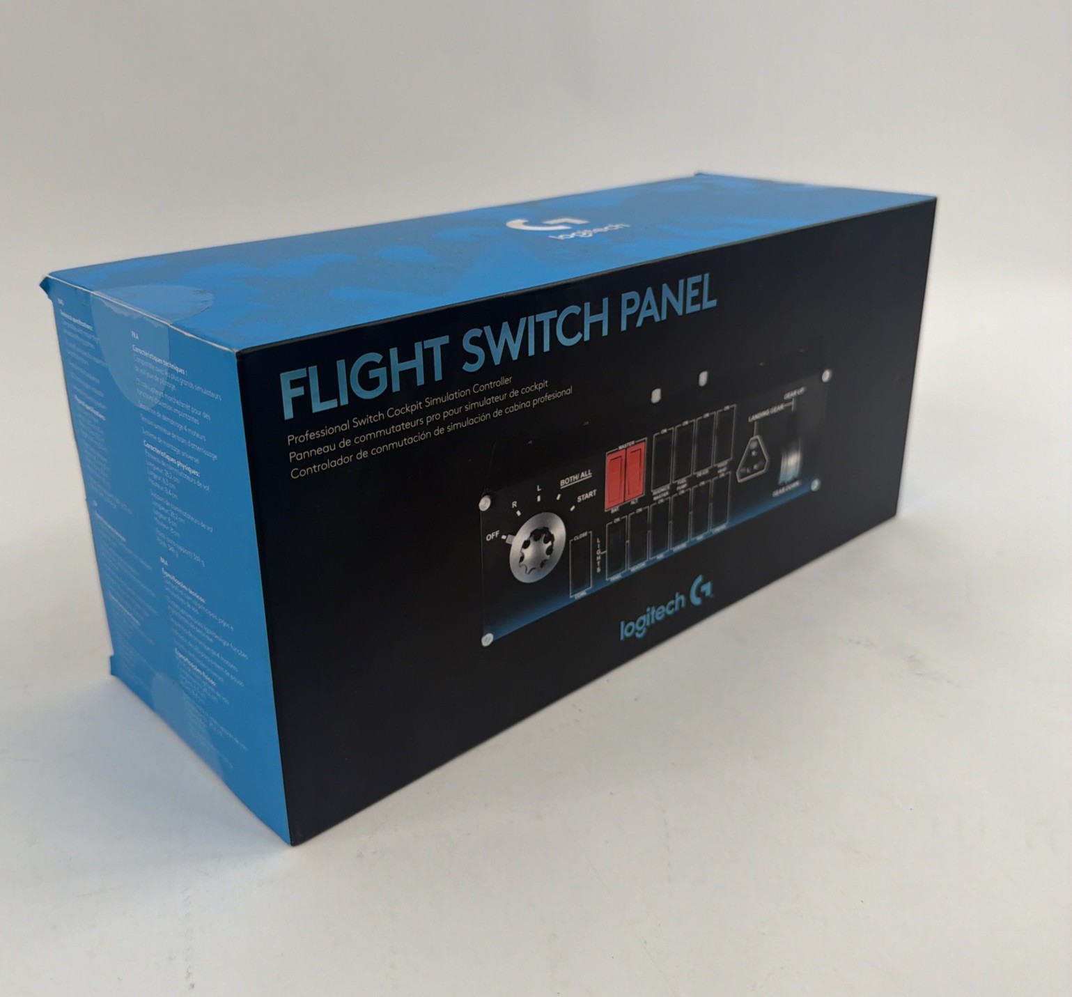 Logitech G Saitek Pro Flight Switch Panel – Black (945-000030)
