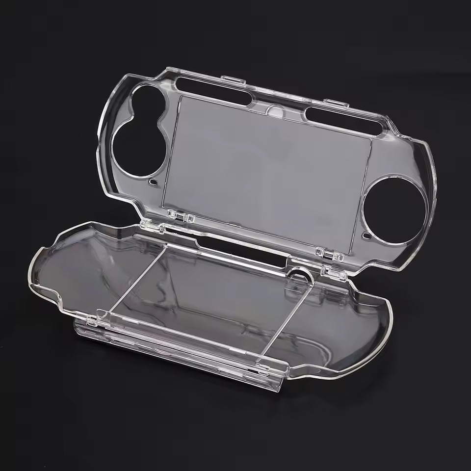 Clear Snap-On Crystal Hard Case Cover For Sony PSP Slim 2000 3000 Dustproof
