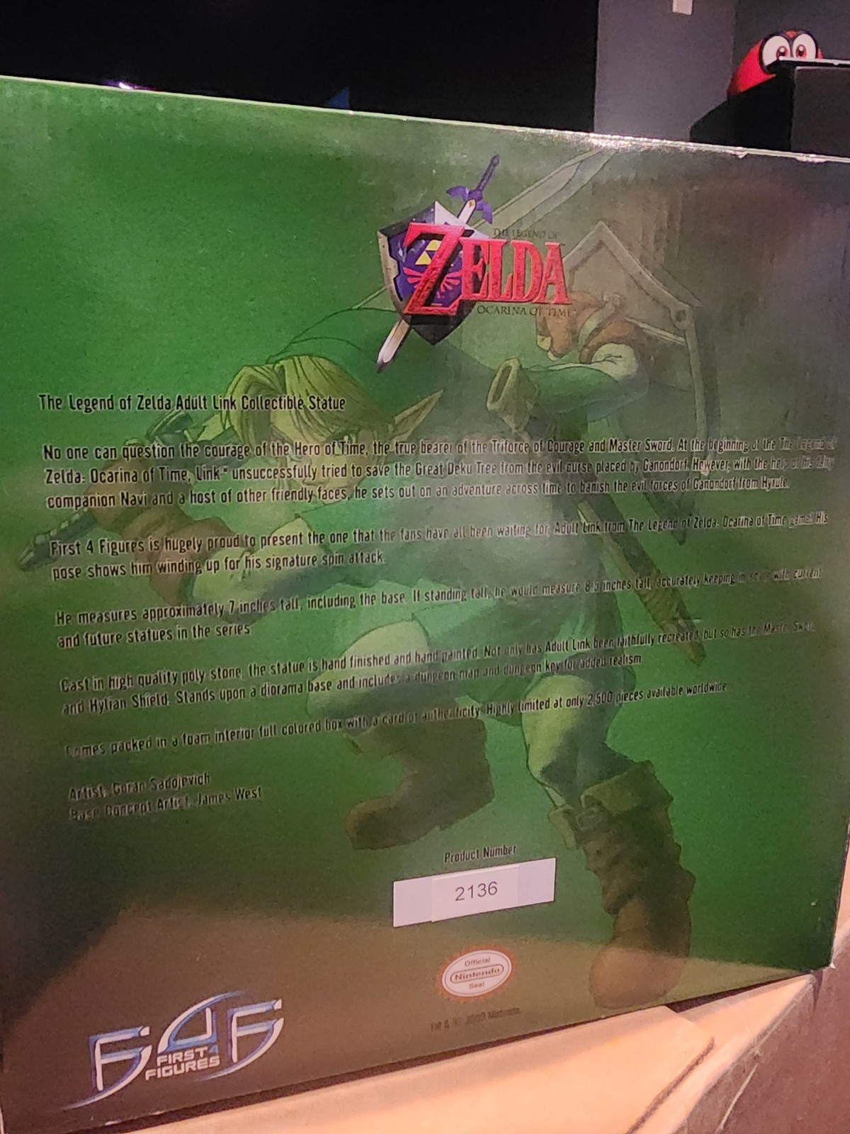 RARE First 4 Figures Zelda Ocarina Of Time Adult Link Green F4F Statue
