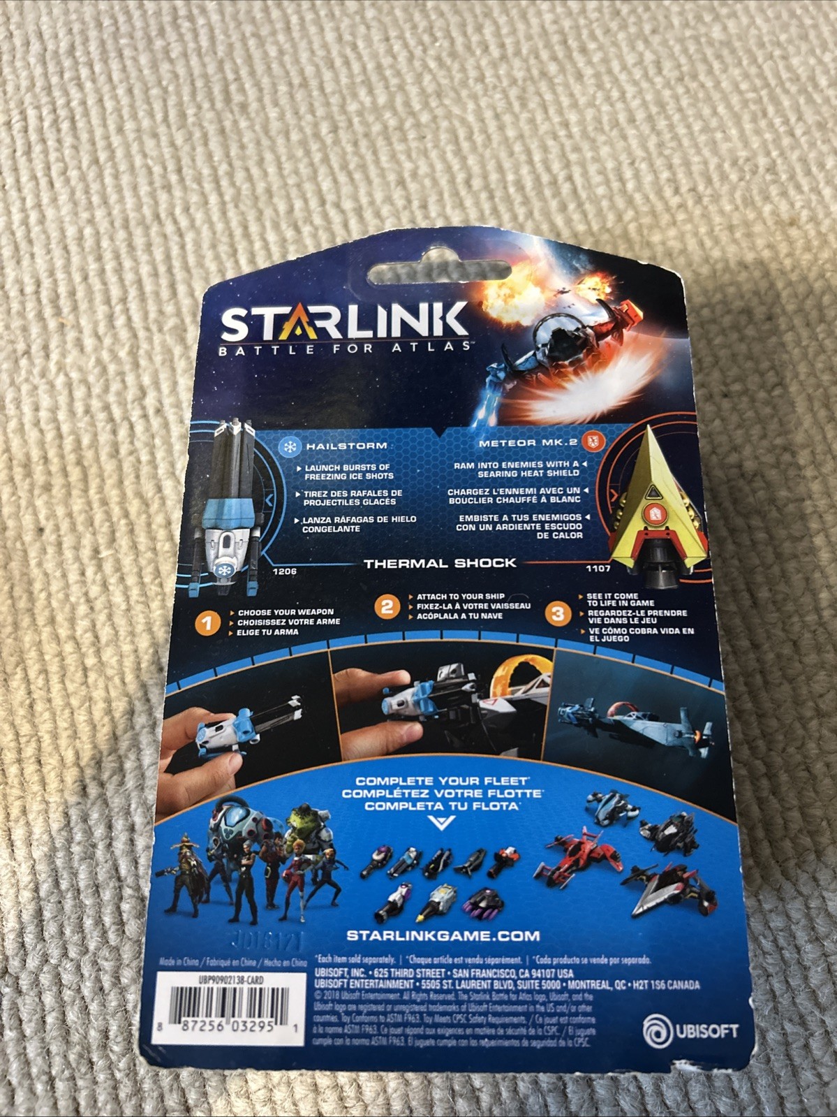 Starlink Battle for Atlas Weapons Pack Hailstorm Meteor MK.2 New