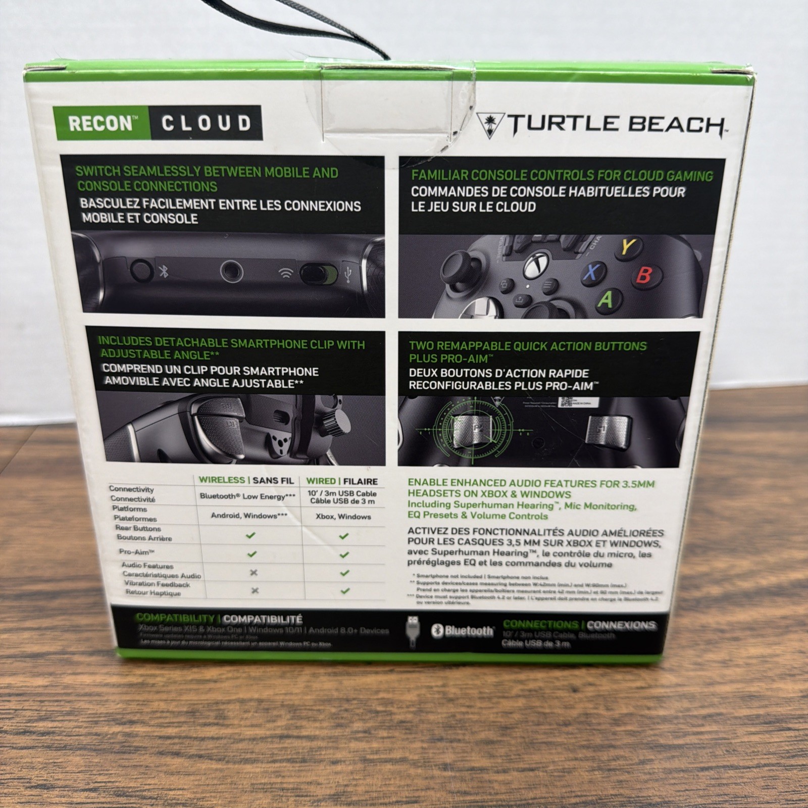 Turtle Beach Recon Cloud Hybrid Controller for Xbox, PC, Android, Black / Silver