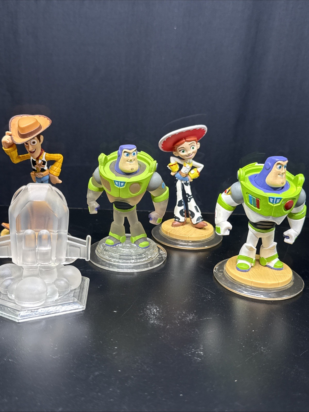 Disney Infinity Woody, Buzz Lightyear, Jessie, Toy Story Play Set Of 5