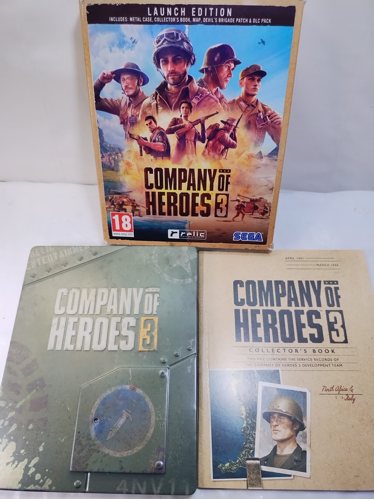 Company of Heroes 3 Premium Edition for PC, Relic SEGA M 17 * READ DESCRIPTION!!