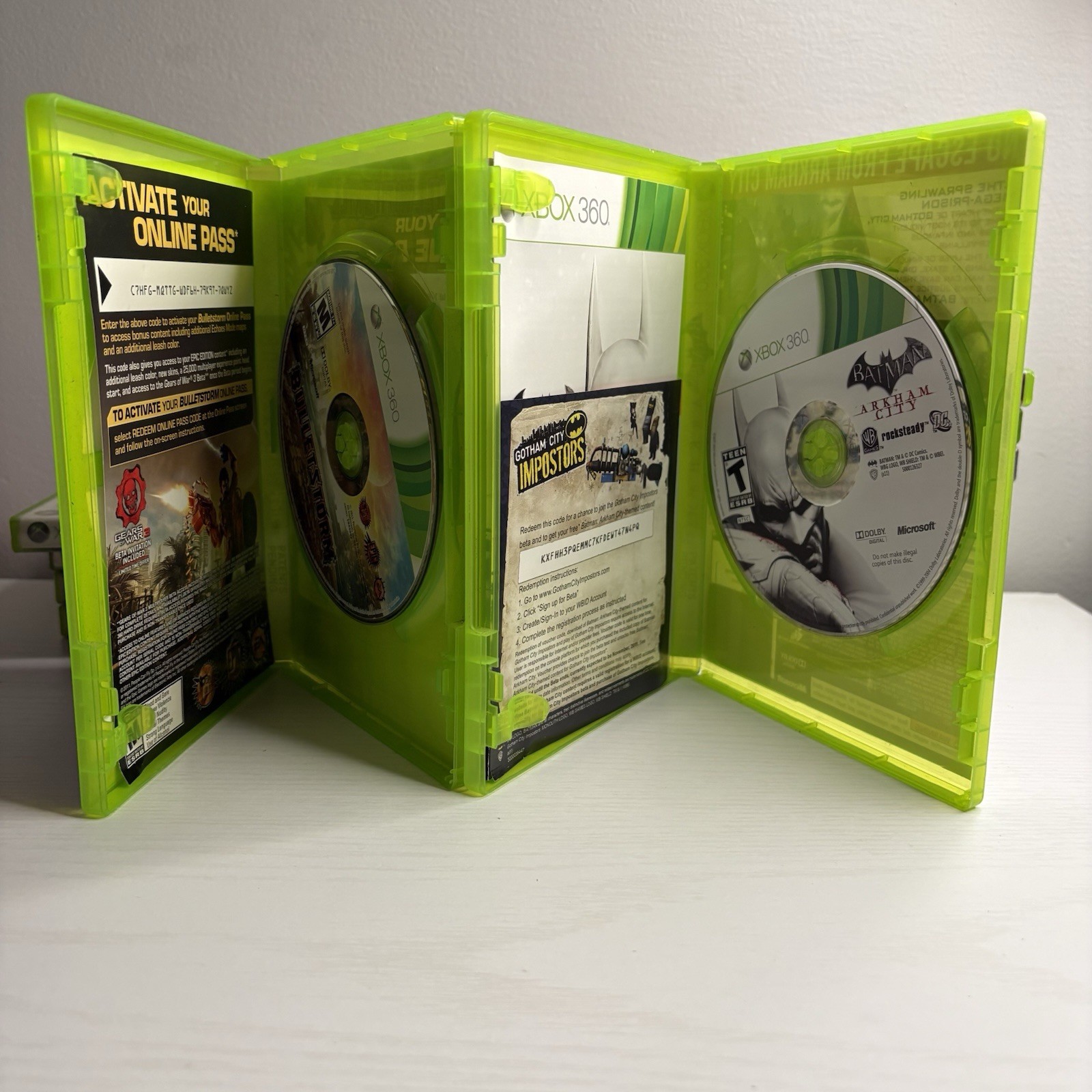 Xbox 360 Elite 120GB Bundle With 26 Games GTA V Red Dead Halo Gears Tested Works