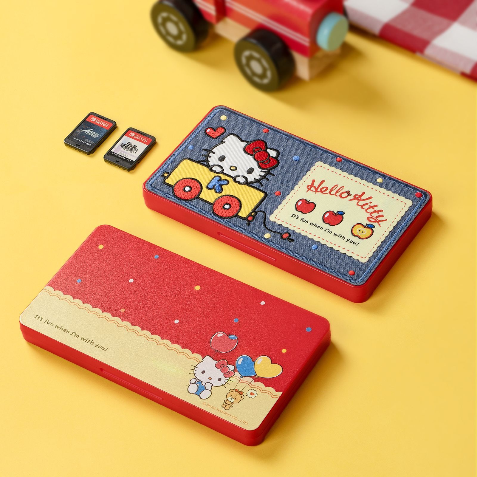 GeekShare X Sanrio Carry Case Cover for Nintendo Switch/OLED Kitty Gift Box Kits