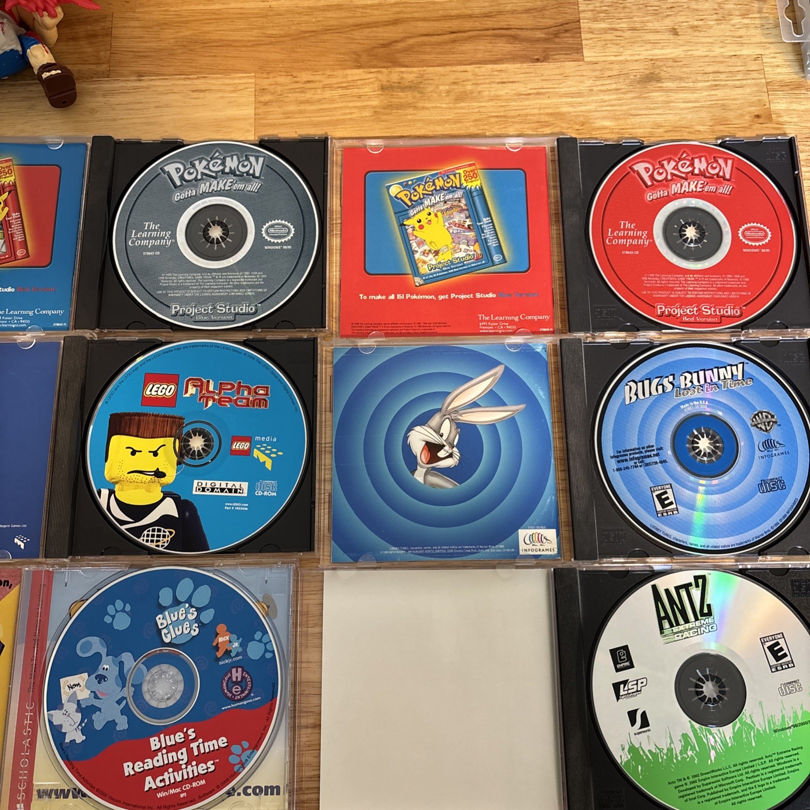 Bugs Bunny Lost In Time PC CD ROM 1999 Infogrames Warner Bros and 5 other games!