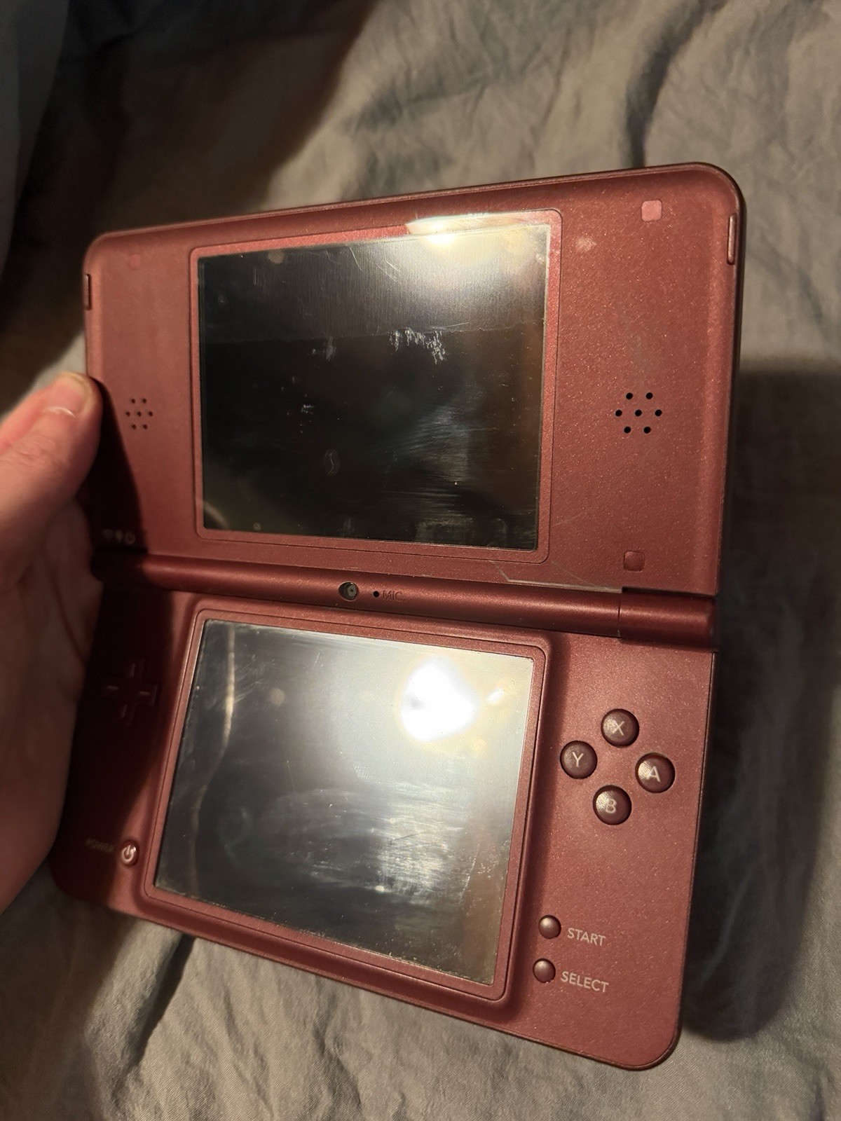 Nintendo DSi XL Handheld System – Burgundy Clean