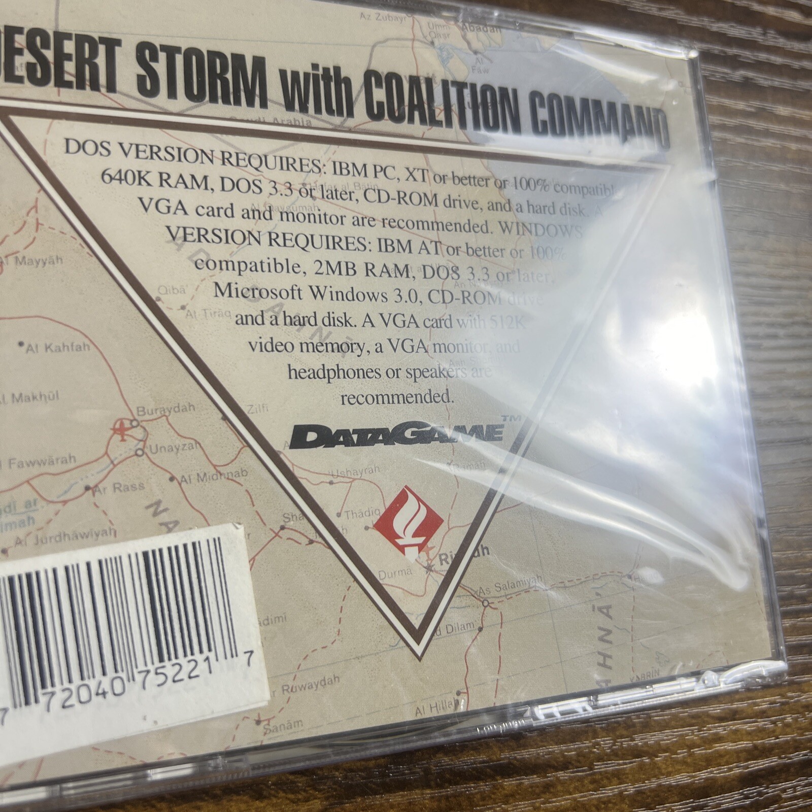 Desert Storm Coalition Command CD-ROM 1992 NEW Sealed Compton’s New Media DOS