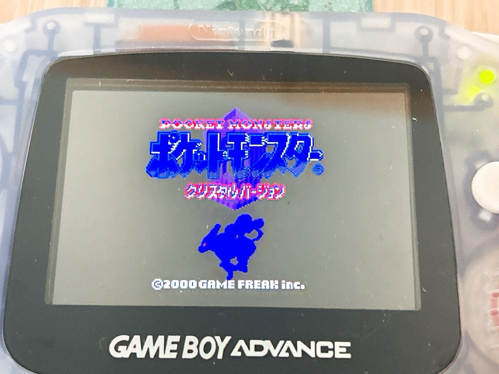 Pokemon Crystal Gameboy Color Complete in Box CIB Japanese New Battery GBC