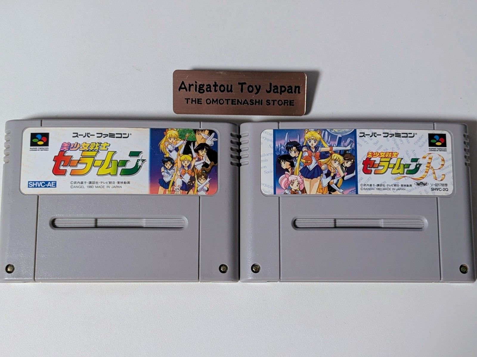 SNES Sailor Moon & Sailor Moon R Lot Set SFC Super Famicom Nintendo Japan