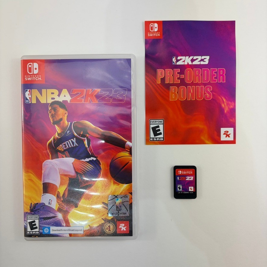 NBA 2K23 – Nintendo Switch Basketball Game w/Case (Pre-Owned) – Tested