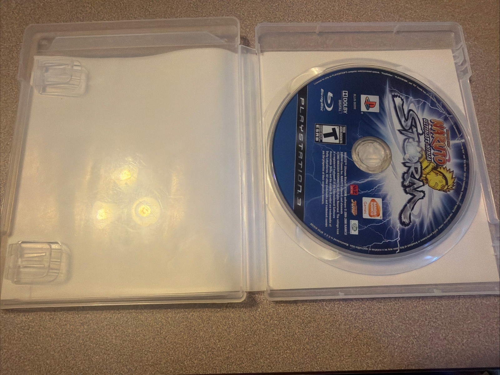 Naruto: Ultimate Ninja Storm (Sony PlayStation 3, 2008)