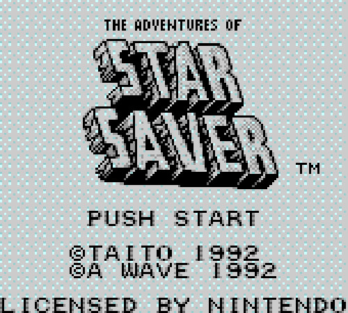 Adventures Of Star Saver Game Boy