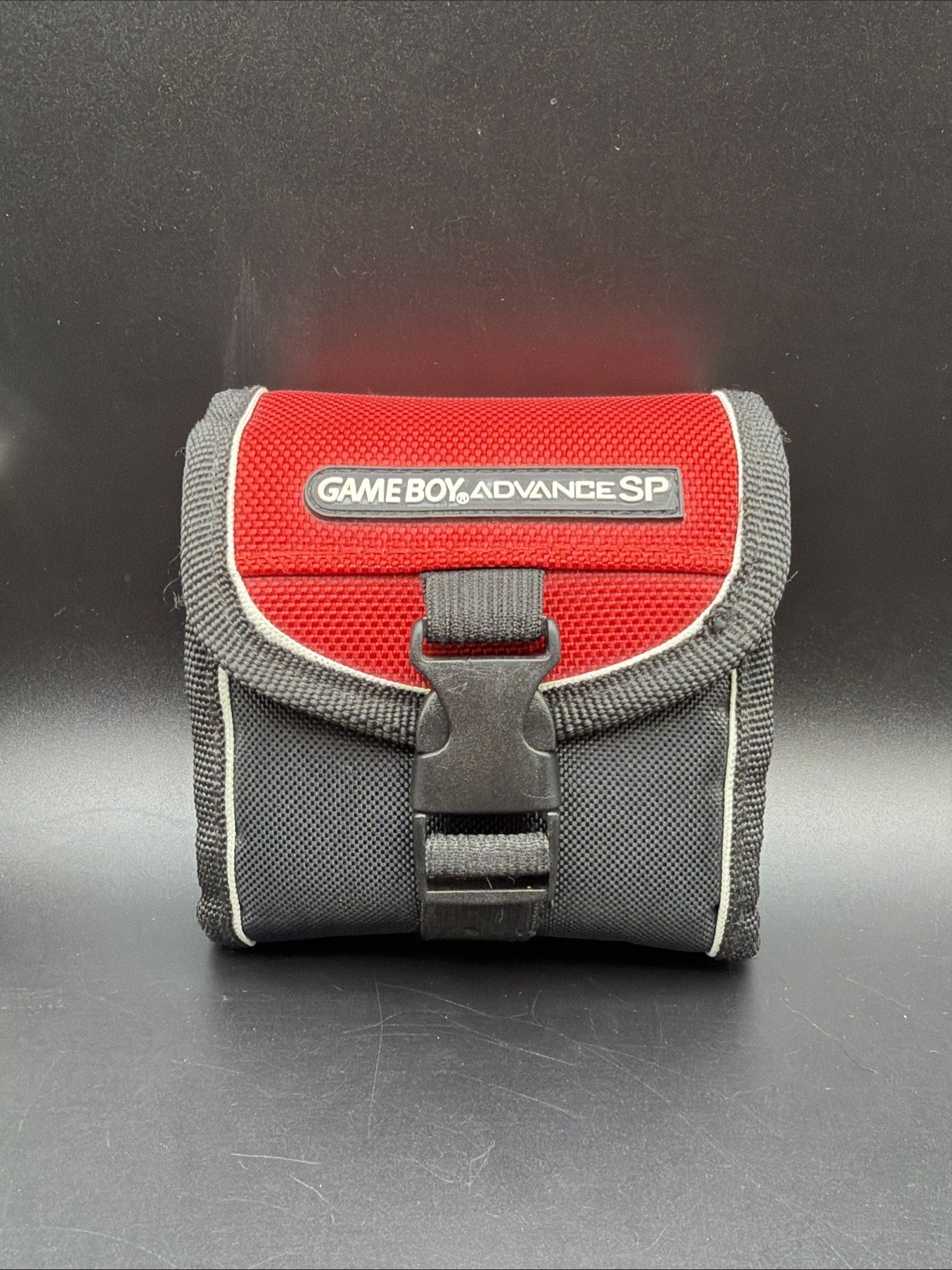 GBA SP Console Flame Red AGS-001 Nintendo Game Boy Advance Tested Good Shape