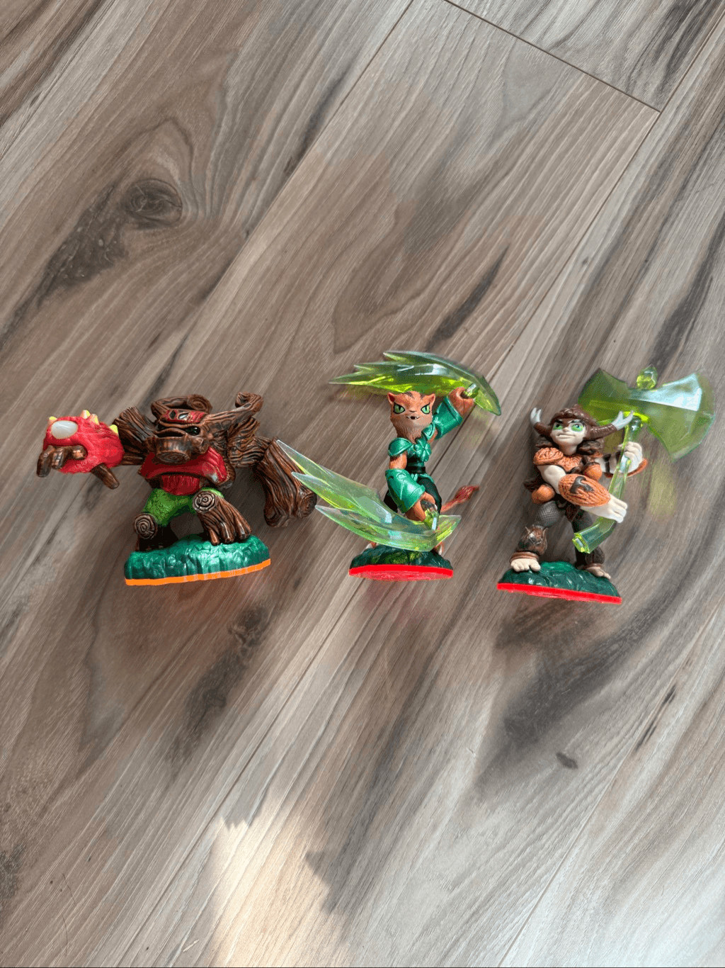 Skylanders Trap Team Tuff Luck, Bushwack, Giants Tree Rex Used Lot of 3 Activisi