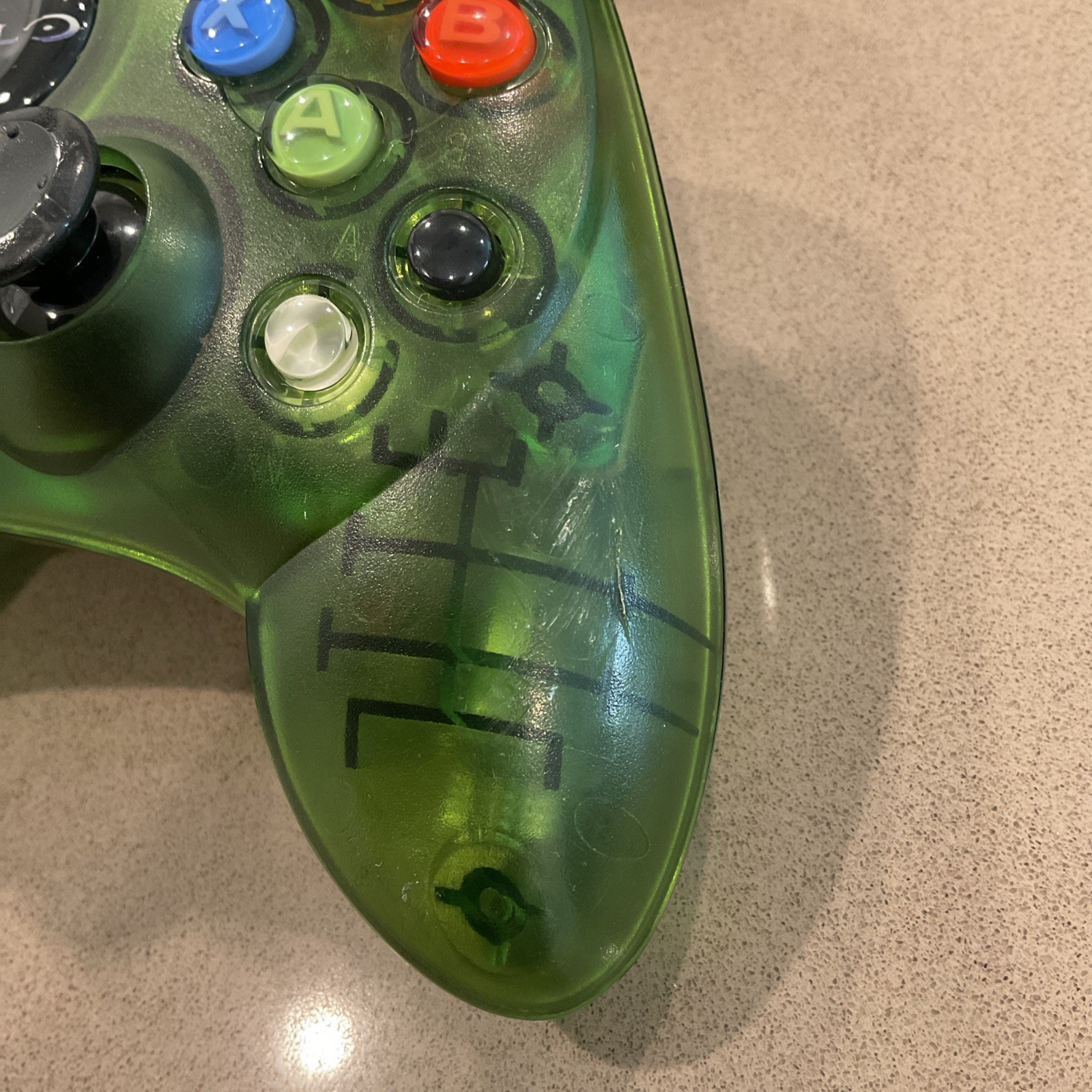 Original Xbox Limited Special Edition Halo LOGO Green OEM S Type Controller OEM
