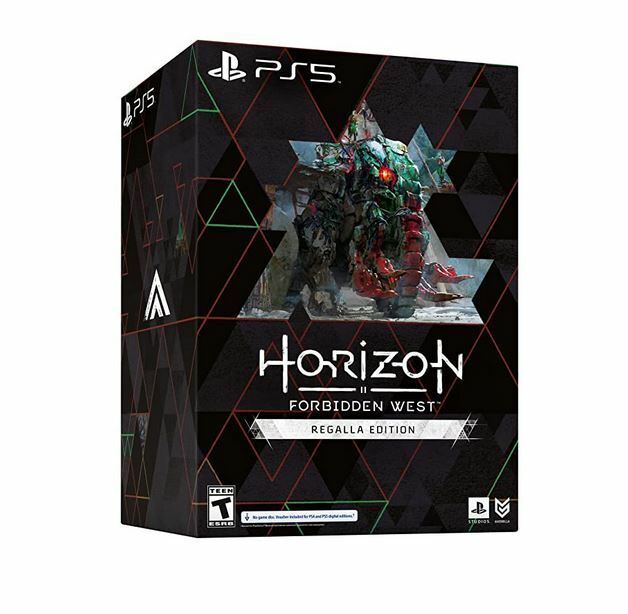 Horizon Forbidden West Regalla Edition PS4 PS5 /w Aloy Tremortusk Statue Figure