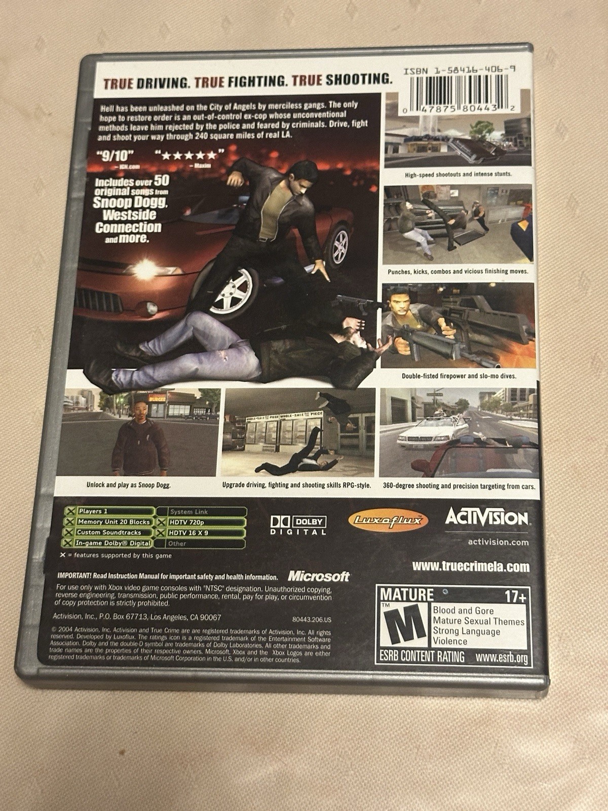 Microsoft Xbox Game Bundle – Assorted Games – Dark Cloud Jade Empire True Crime