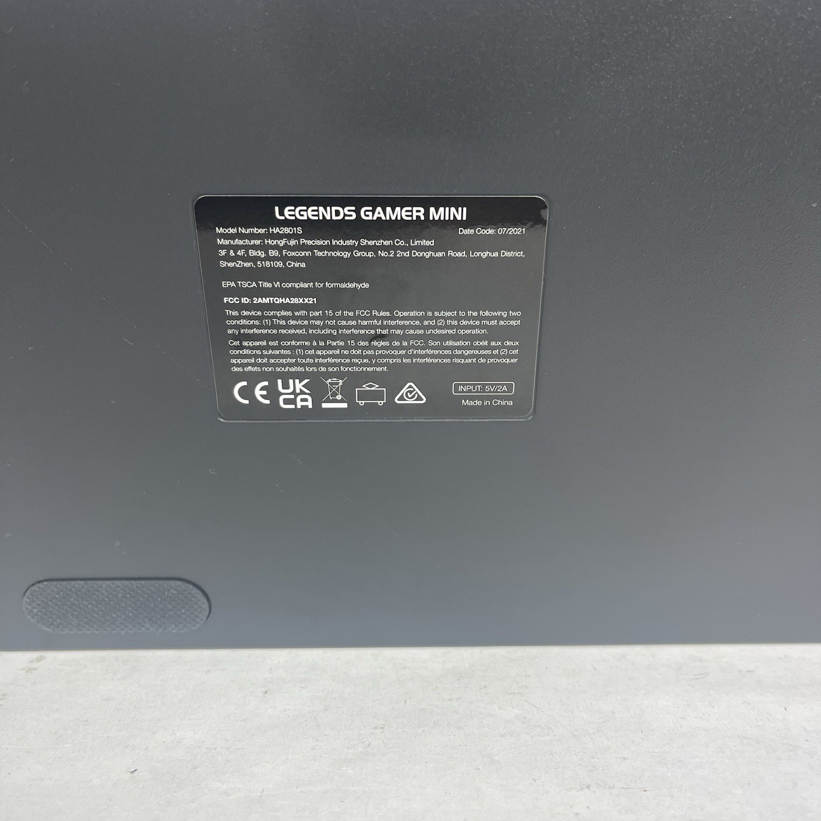 At Games Legends Gamer Mini Built-in 100 Games No AC Adapter Extras Code Used