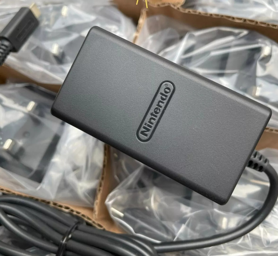 NEW For Nintendo Switch +OLED AC Power Adapter HAC-002 Supply Charger US