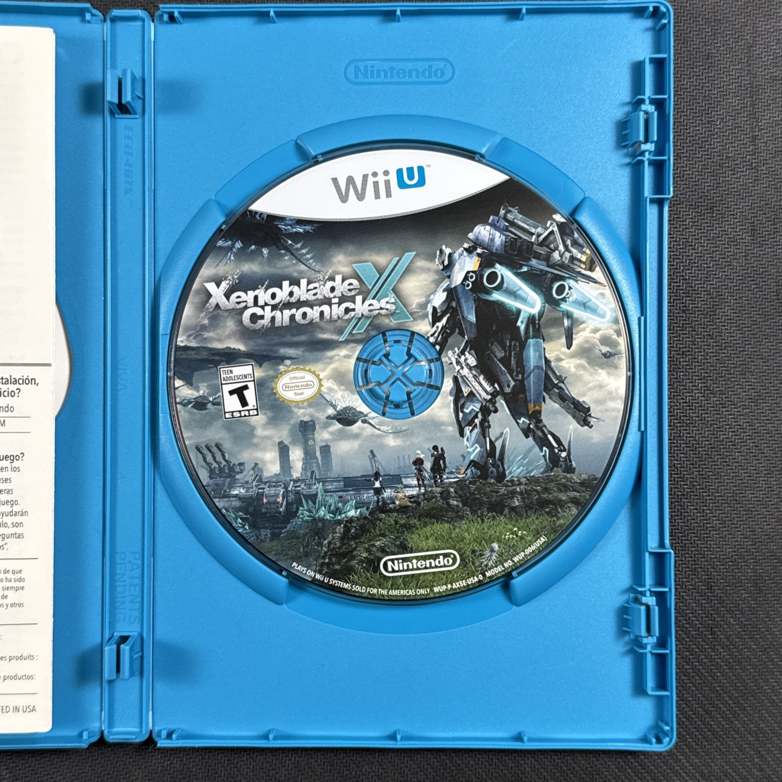 Xenoblade Chronicles X Nintendo Wii U Game & Case Tested Works Authentic Genuine