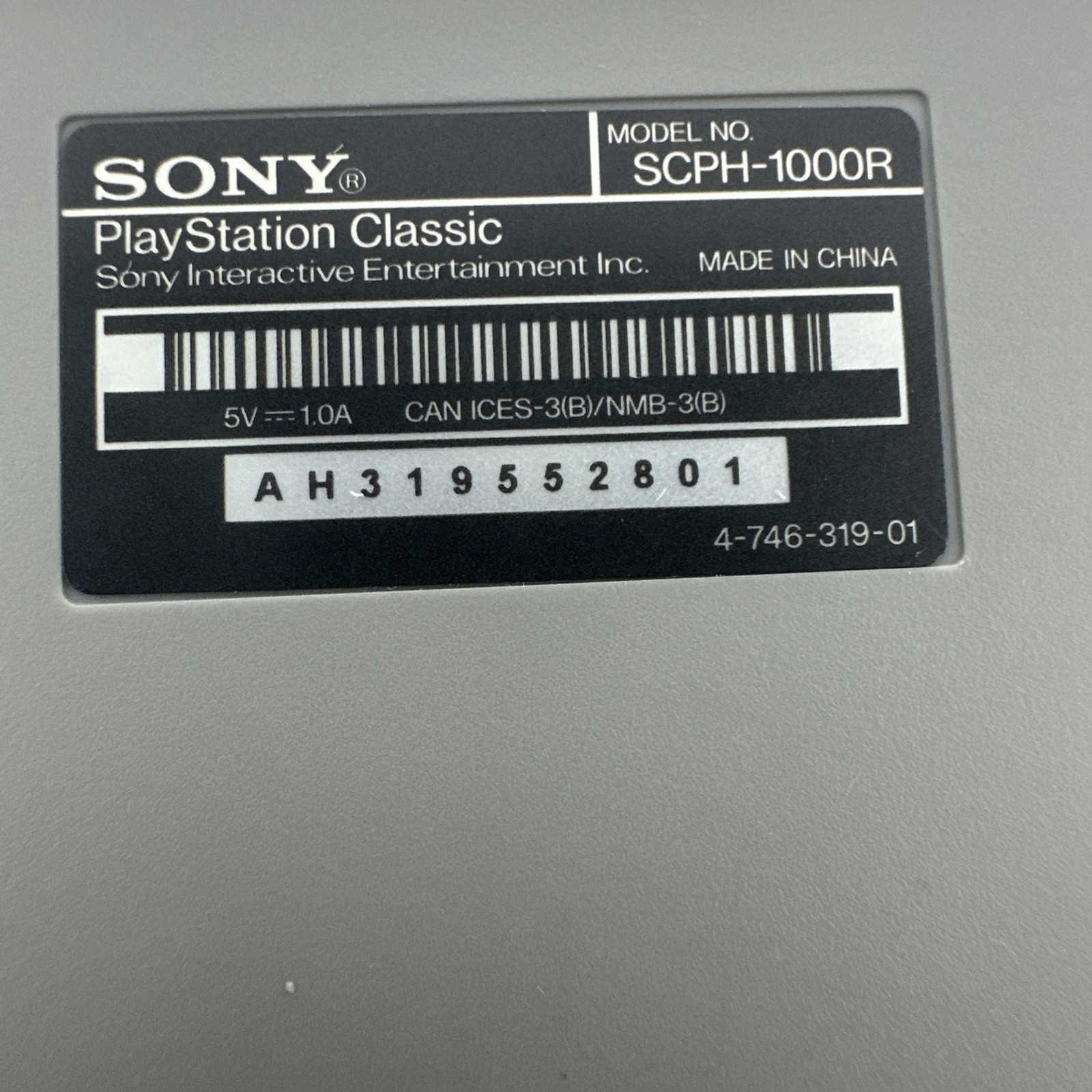 Sony PlayStation 1 PS1 Classic Mini PS1 SCPH-1000R Console Only *TESTED*