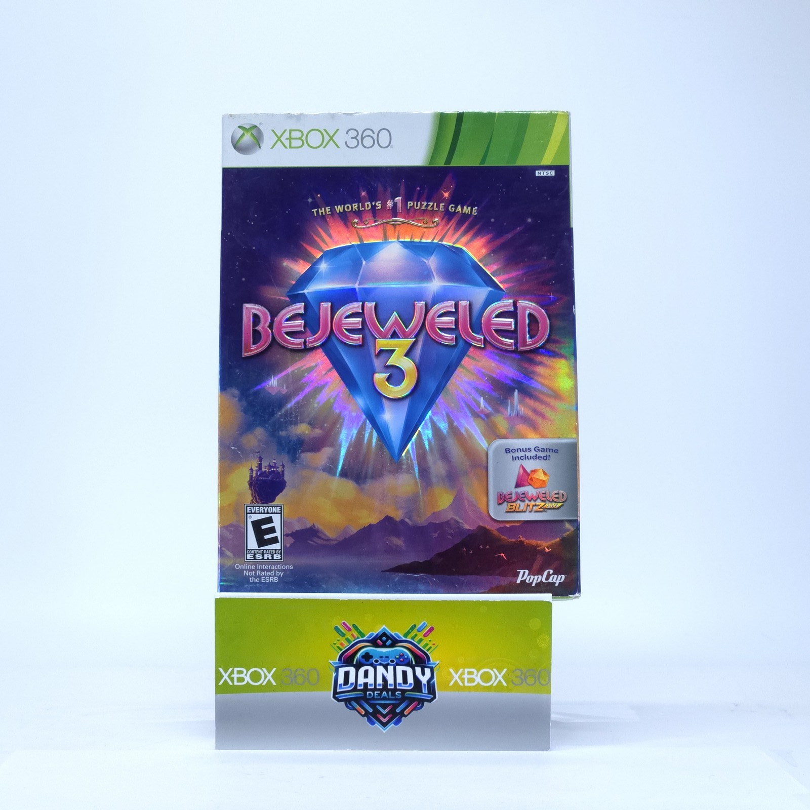 Bejeweled 3 CIB W/ Slipcover + Manual – Xbox 360