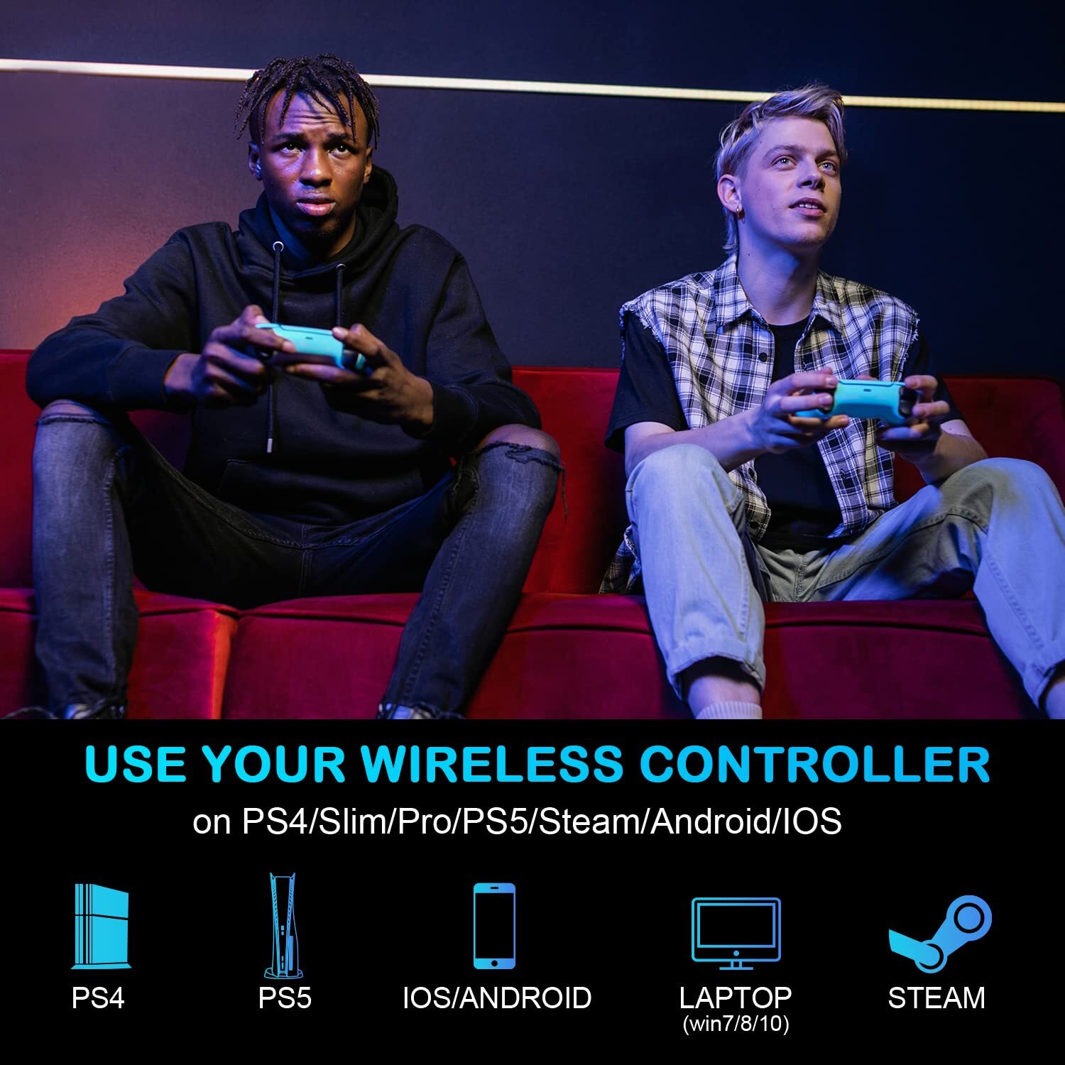 Elite Wireless Controller For Sony PlayStation PS4 Gamepad w/ Turbo Paddle & All