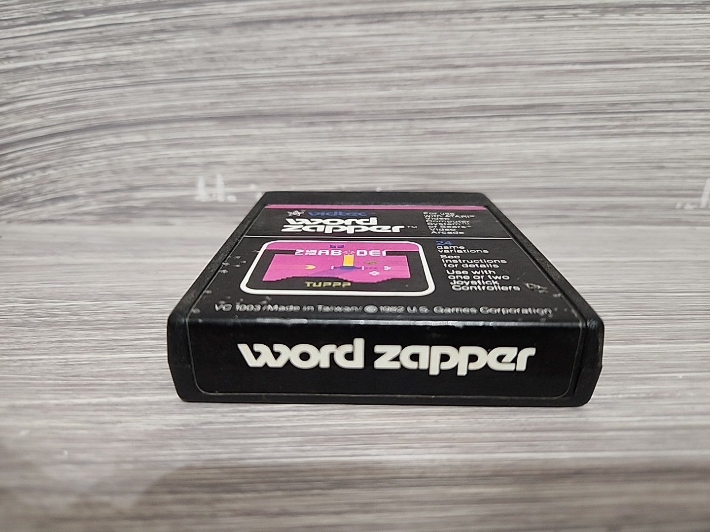 Word Zapper (Atari 2600, 1982) Vidtec Atari Game Cartridge