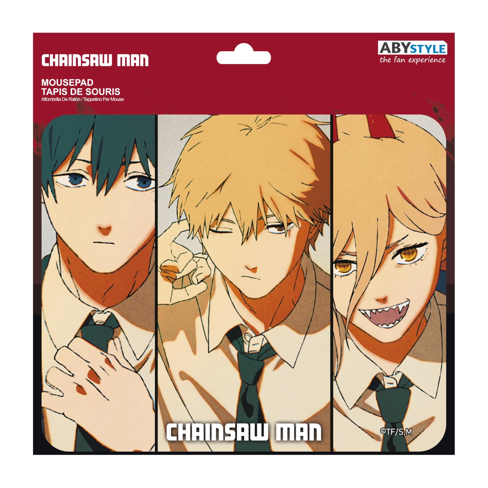 Chainsaw Man Flexible Mousepad Denji, Aki & Power ABYSTYLE