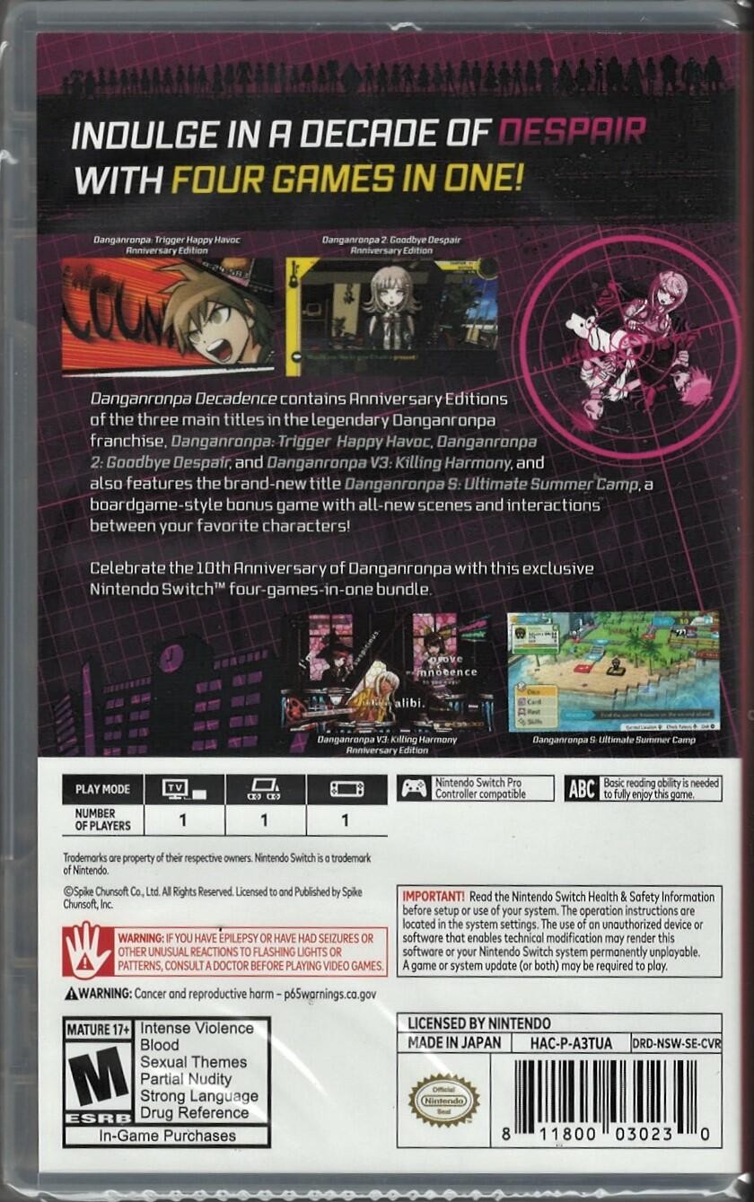 Danganronpa Decadence – Nintendo Switch